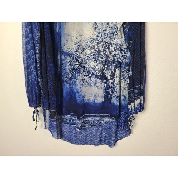 SUPER RARE JEAN PAUL GAULTIER MESH HIGH LOW TOP / TUNIC / COVER UP Size S - Picture 6 of 16